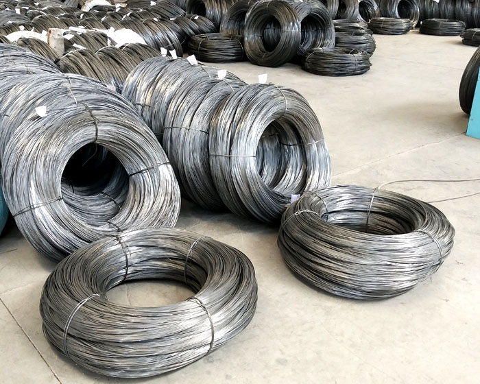 Raw pull spring steel wire